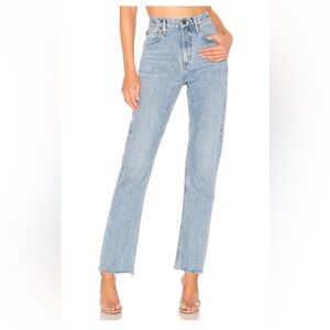 Agolde Cherie high rise straight jean